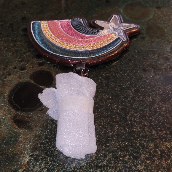 Coach Leather Rainbow & Star Bag Charm Fob 27254 RARE NWT - Picture 9 of 16